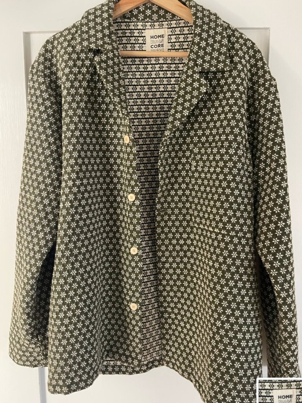 Homecore Green & White Blazer